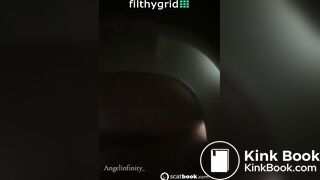 Girls pooping on toilet - video 71