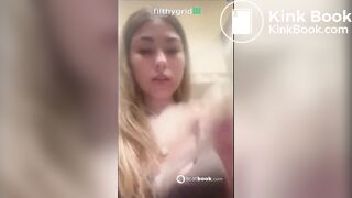 Girl pooping on toilet - video 263