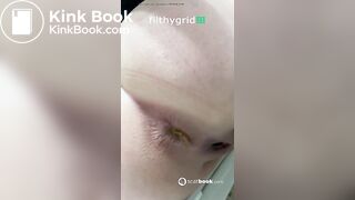 Girl pooping on toilet (no audio) - video 2
