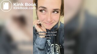 Hot BBW toilet selfie