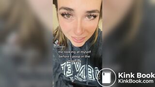 Hot BBW toilet selfie