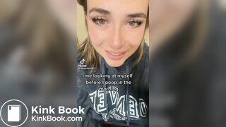 Hot BBW toilet selfie