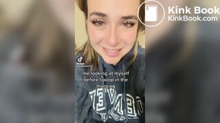 Hot BBW toilet selfie