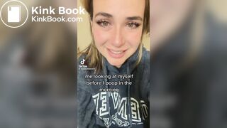 Hot BBW toilet selfie