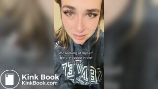 Hot BBW toilet selfie