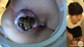 Cute japanese girl pooping 6
