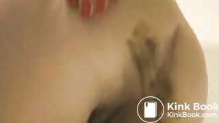 Girl pooping on toilet - video 272