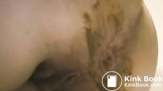 Girl pooping on toilet - video 272