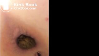 Girl pooping on toilet - video 273