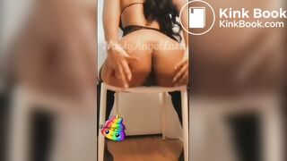 Lala dropping some tasty turds
