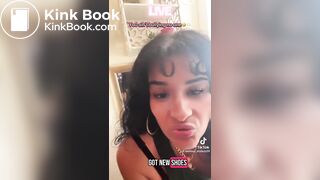 Hispanic BBW poop toilet selfie