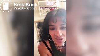 Hispanic BBW poop toilet selfie