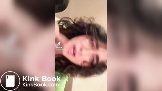 White girl toilet selfie (ass visible)