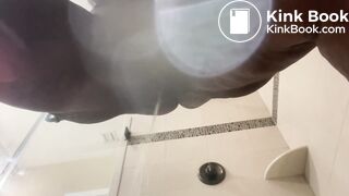 Mature Ebony BBW golden shower and chocolates