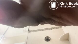 Mature Ebony BBW golden shower and chocolates