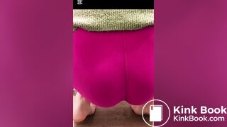 Playing with messy Poop and pee In Panties