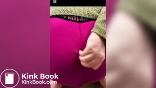 Playing with messy Poop and pee In Panties