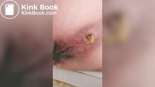 asian cute girl soft poop