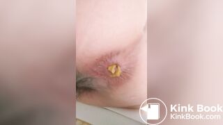 asian cute girl soft poop