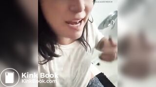Girl Show Her Morning Poo