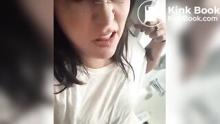 Girl Show Her Morning Poo