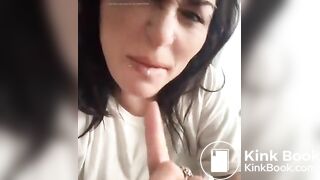 Girl Show Her Morning Poo