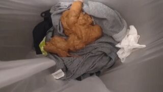 Women dumped such a HUGE shit in dustbin
