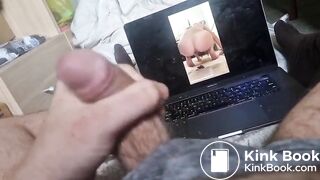 Me Wanking to Dirty Shit Porn