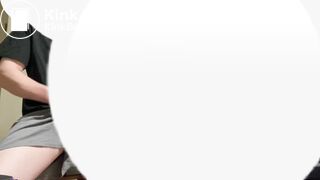 Jacking and cumming to scat feeding