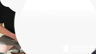 Jacking and cumming to scat feeding