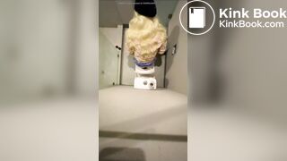 Blonde shitting diarrhea - video 2