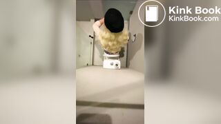 Blonde shitting diarrhea - video 2