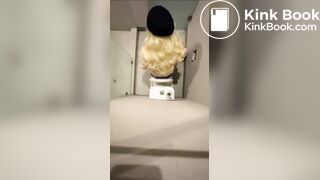Blonde shitting diarrhea - video 2