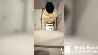 Blonde shitting diarrhea - video 2