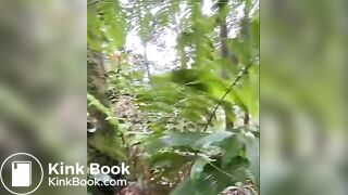 Pooping in the mountain