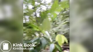 Pooping in the mountain