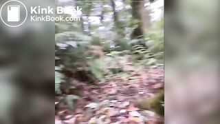 Pooping in the mountain