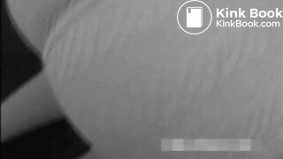 Panty pooping black and white