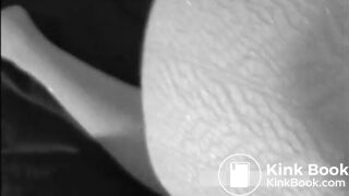 Panty pooping black and white