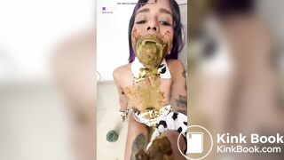 SR drinking a shit cocktail