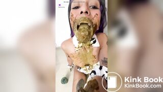 SR drinking a shit cocktail