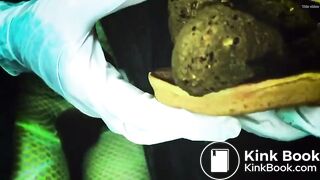 Sweety betty making a shit burger for you