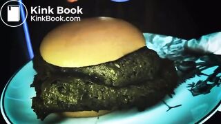 Sweety betty making a shit burger for you