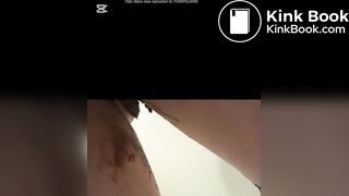 Girl Huge Messy Poop and Piss in Panties