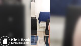 Poop and chocolate coming from her ass