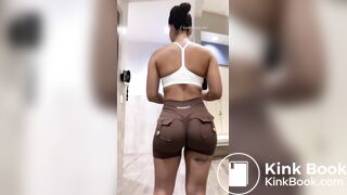 Woman diarrhea shorts (AI GENERATED)