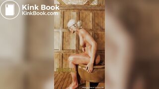 Blond Girl Has Diarrhea in Toilet