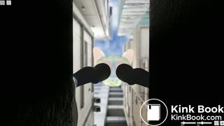 POV shit and piss in drain