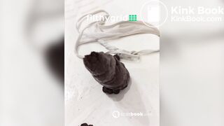 Very hot pantypoop through thong
