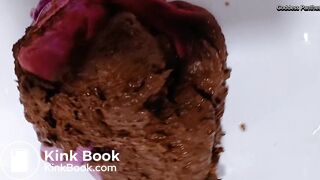 Huge load in purple panties